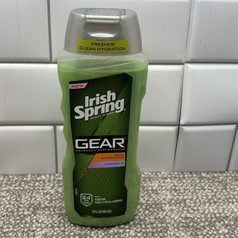 Irish Spring GEAR Advanced Performance Body Wash 24 Hour Fresh Odor Neutralize